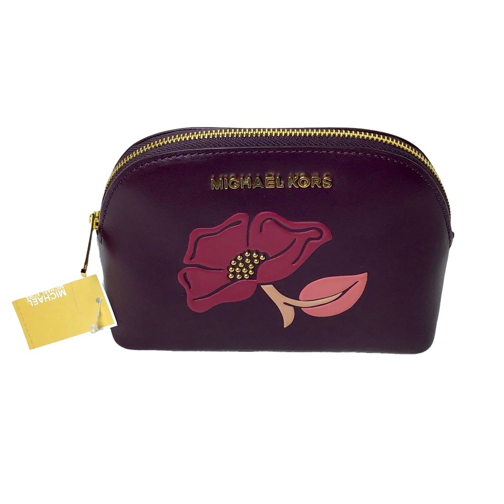 Authentic Michael kors Pouch Floral Ellis.